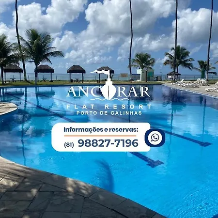 Ancorar Flats Condominio A Beira Mar Porto de Galinhas Exterior photo